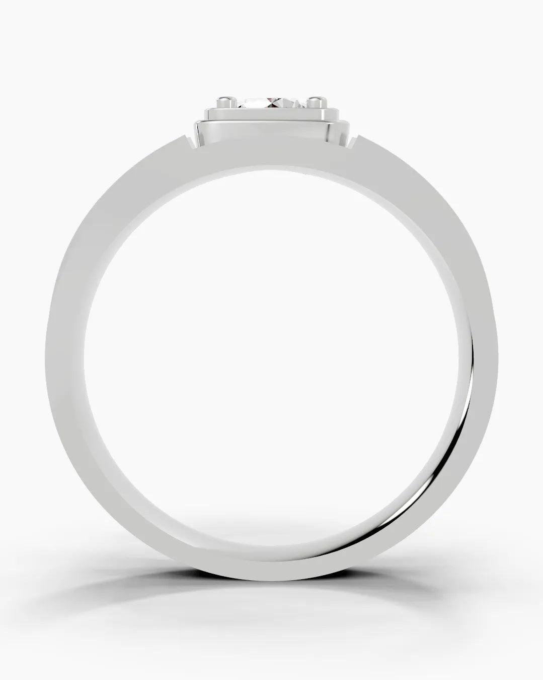 Gentle Edge Diamond Men Ring