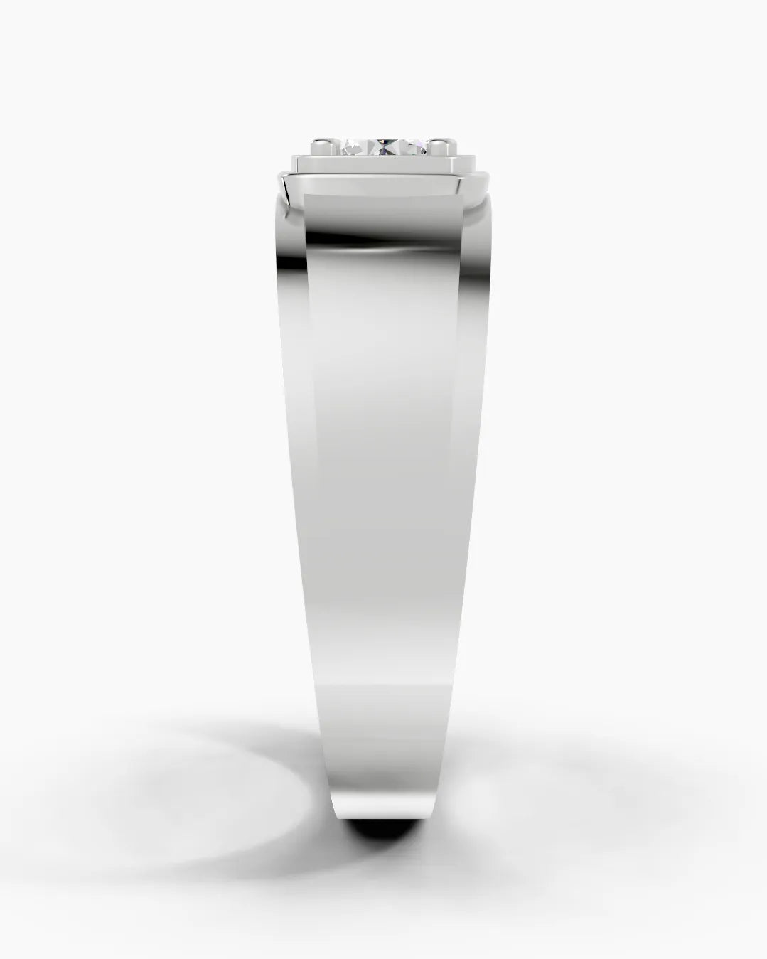 Gentle Edge Diamond Men Ring