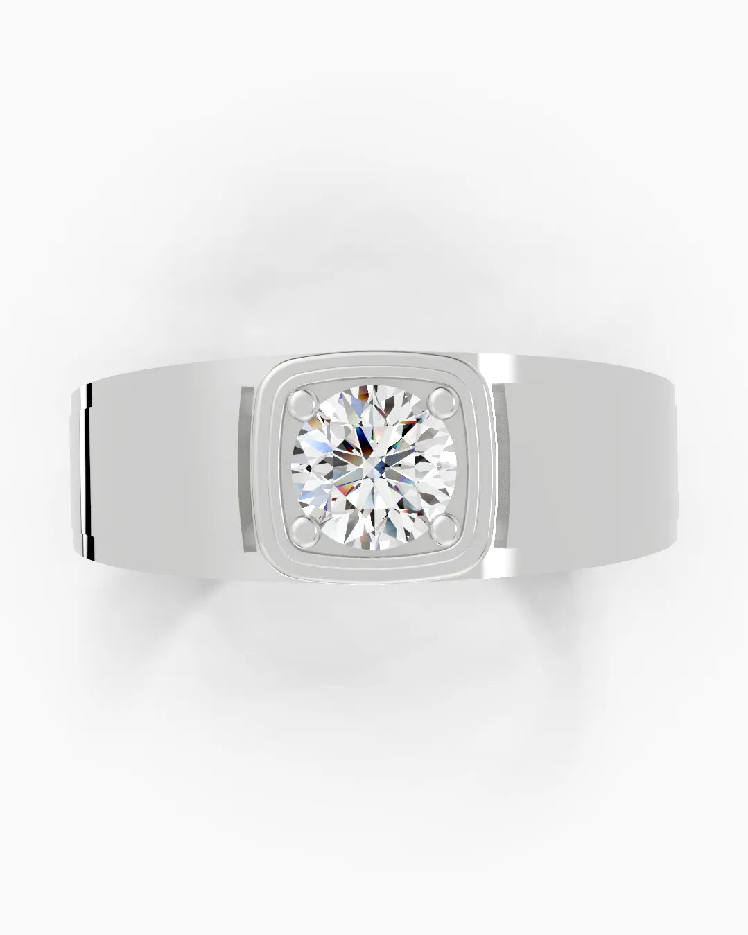 Gentle Edge Diamond Men Ring