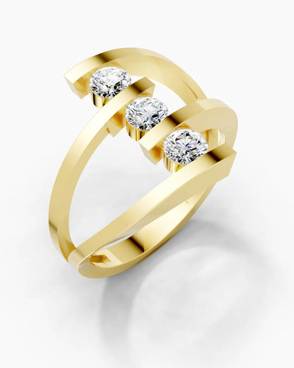 Titan Crest Diamond Men Ring