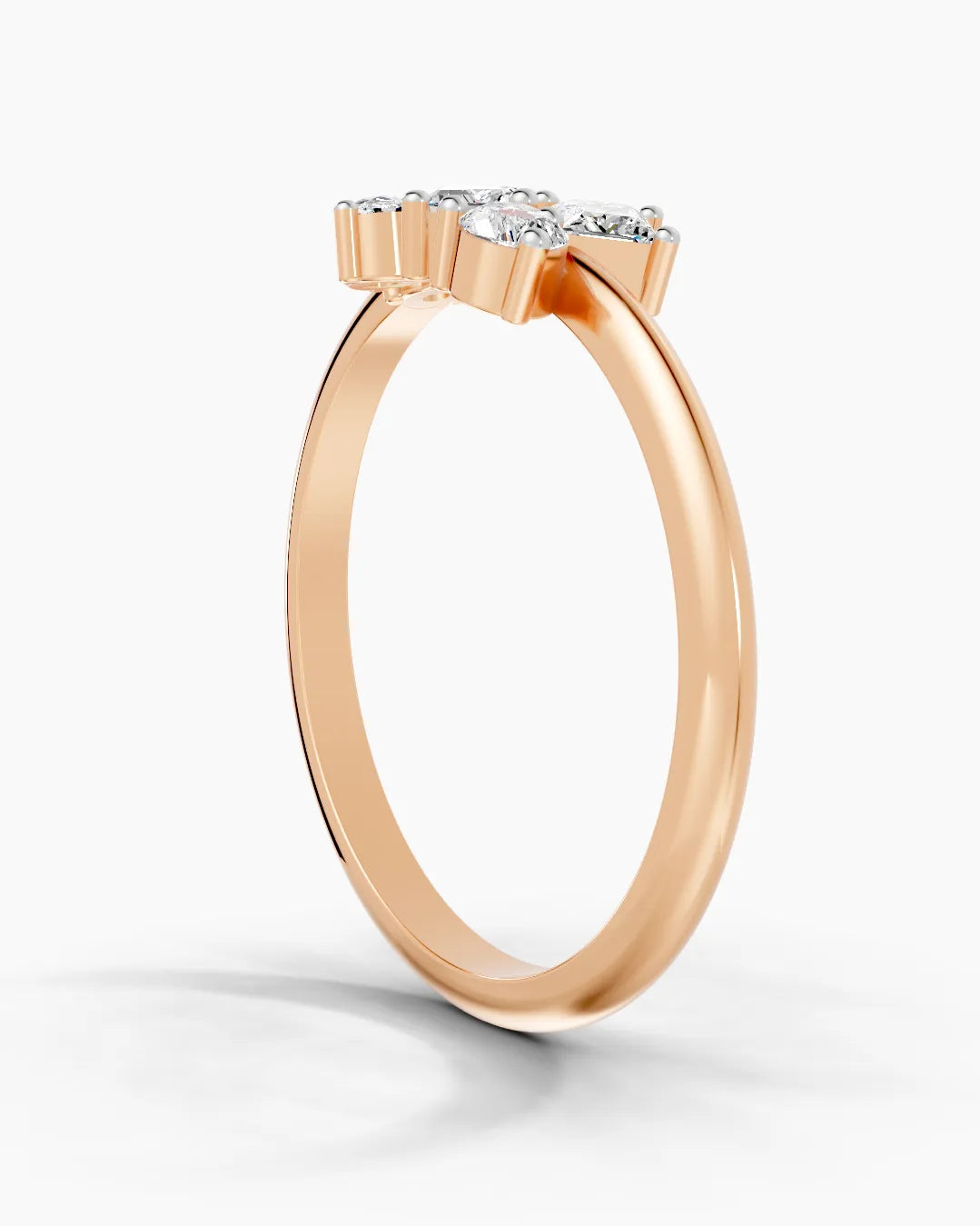Blossom Arc Multi-Stone Women Ring