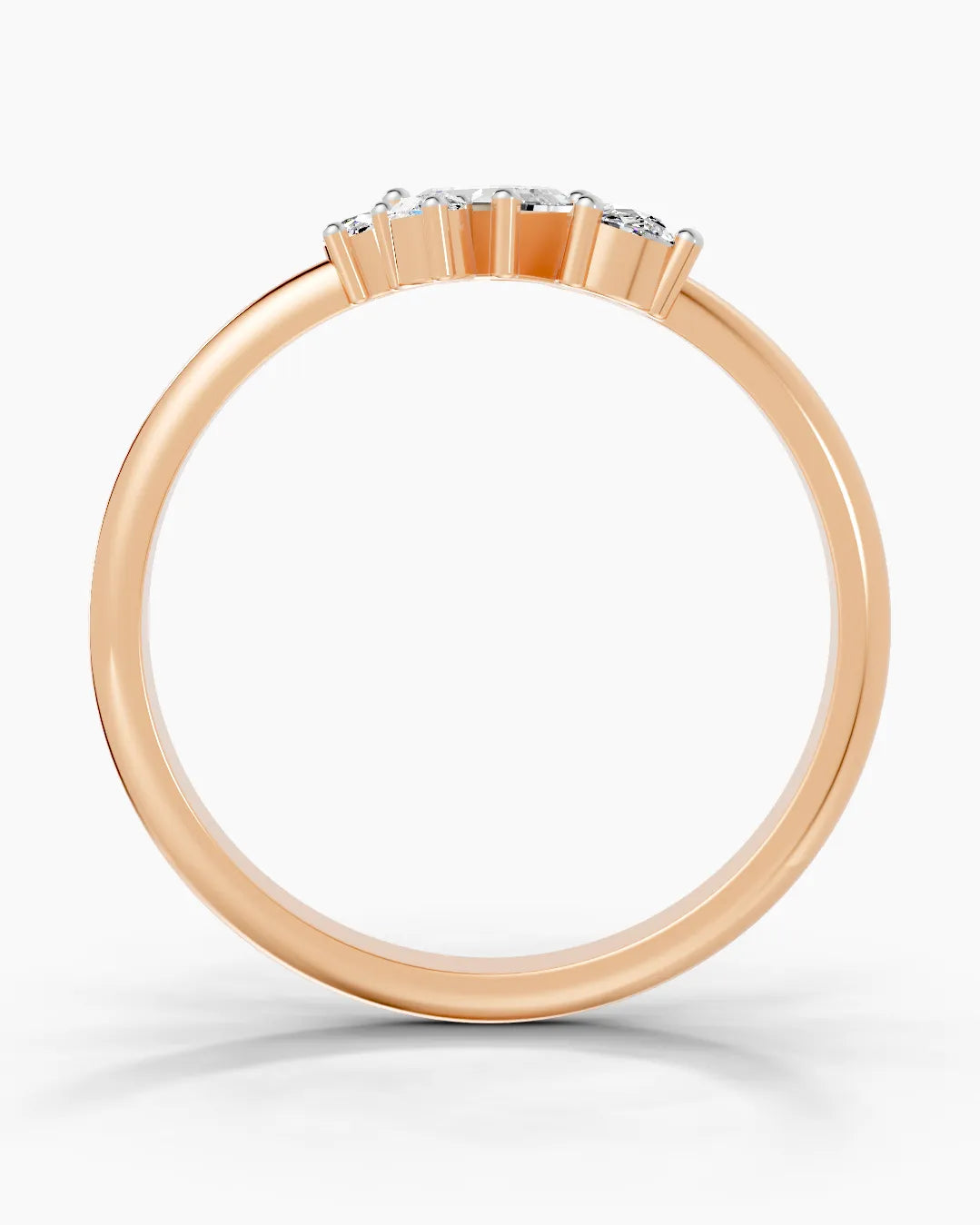 Blossom Arc Multi-Stone Women Ring