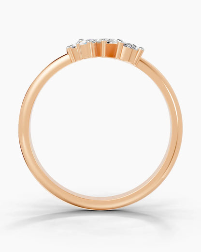 Blossom Arc Multi-Stone Women Ring