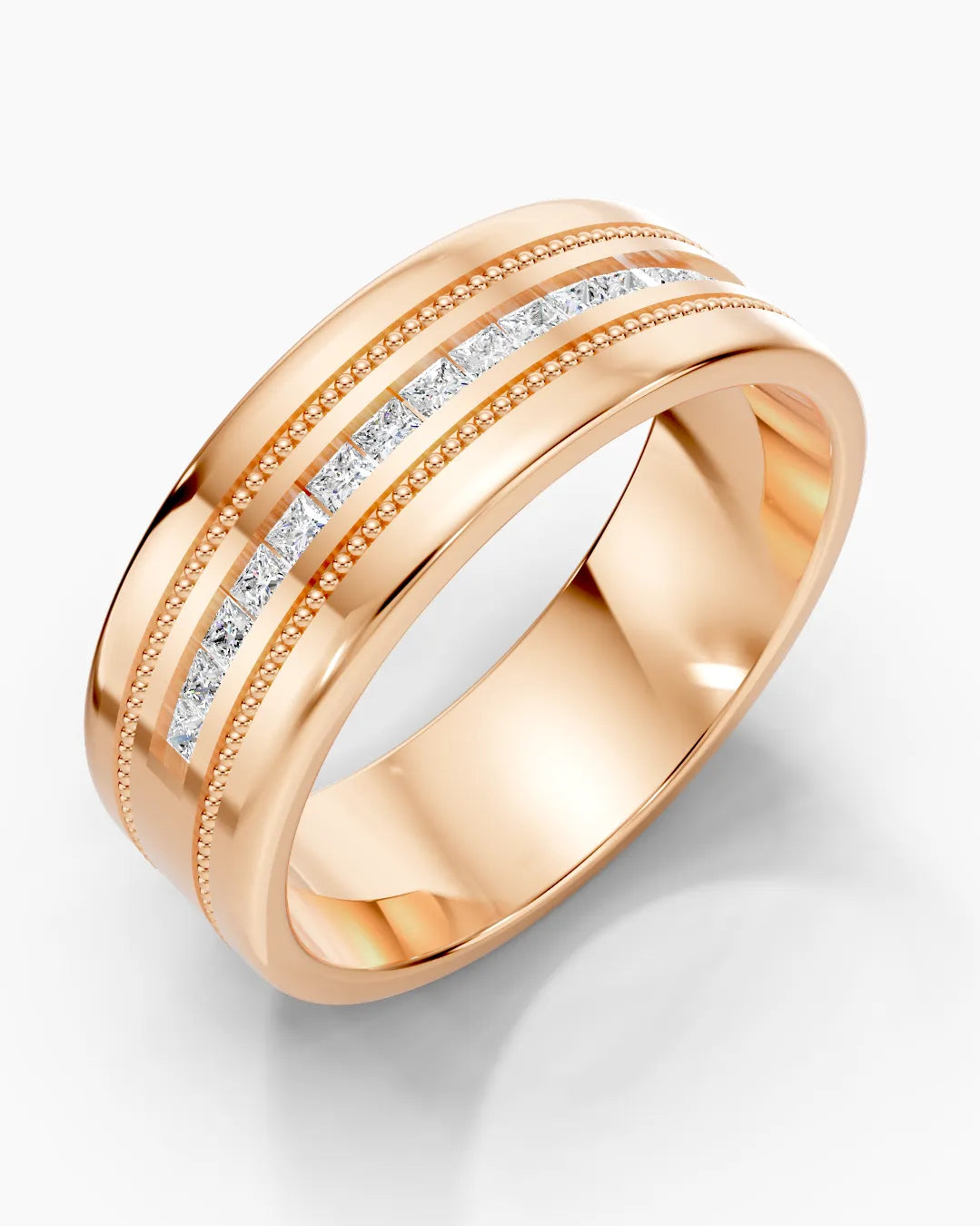 Facet Glow Men Ring