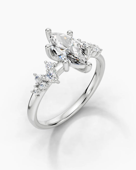 Sparkling Bloom Women Ring