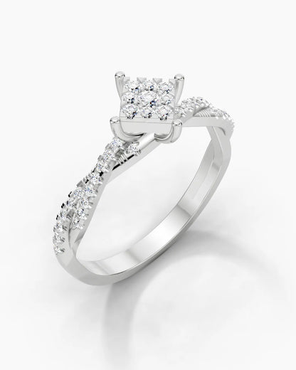 Arctic Round Women Ring
