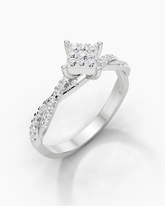 Arctic Round Women Ring