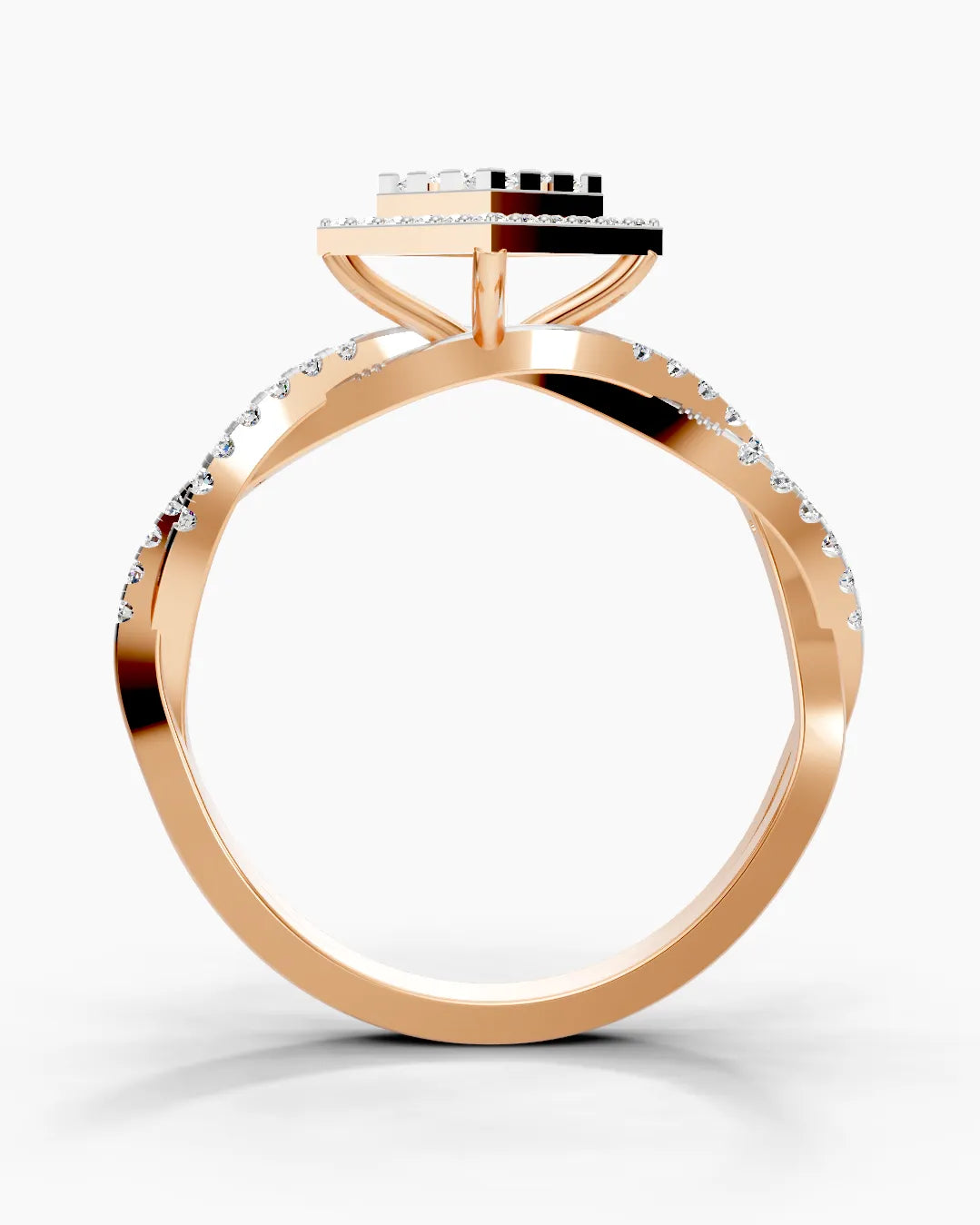 Crimson Round Women Ring