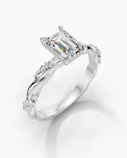 Apex Emerald Women Ring