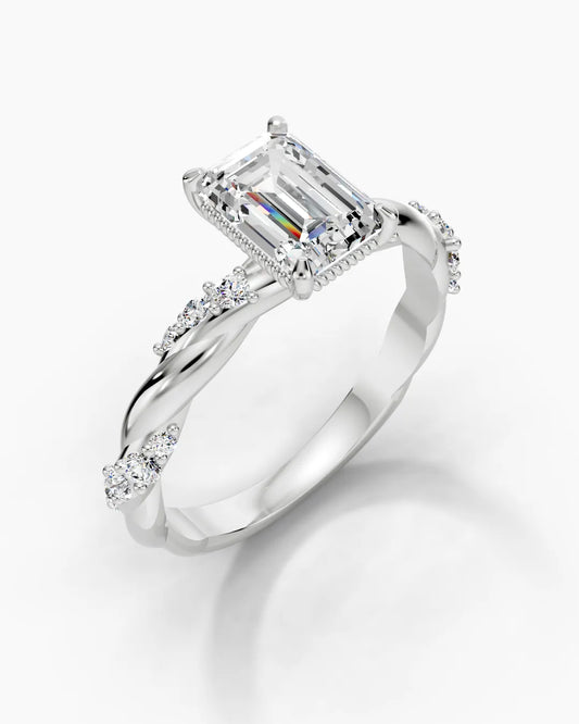 Apex Emerald Women Ring