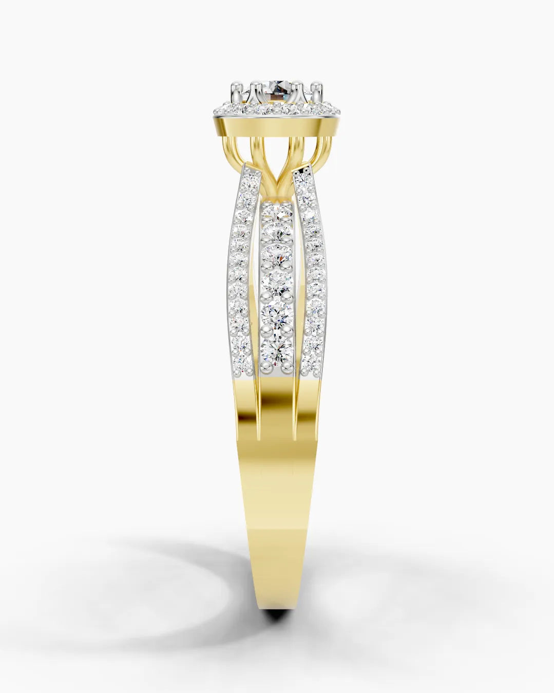 Moonlit Spiral Women Ring