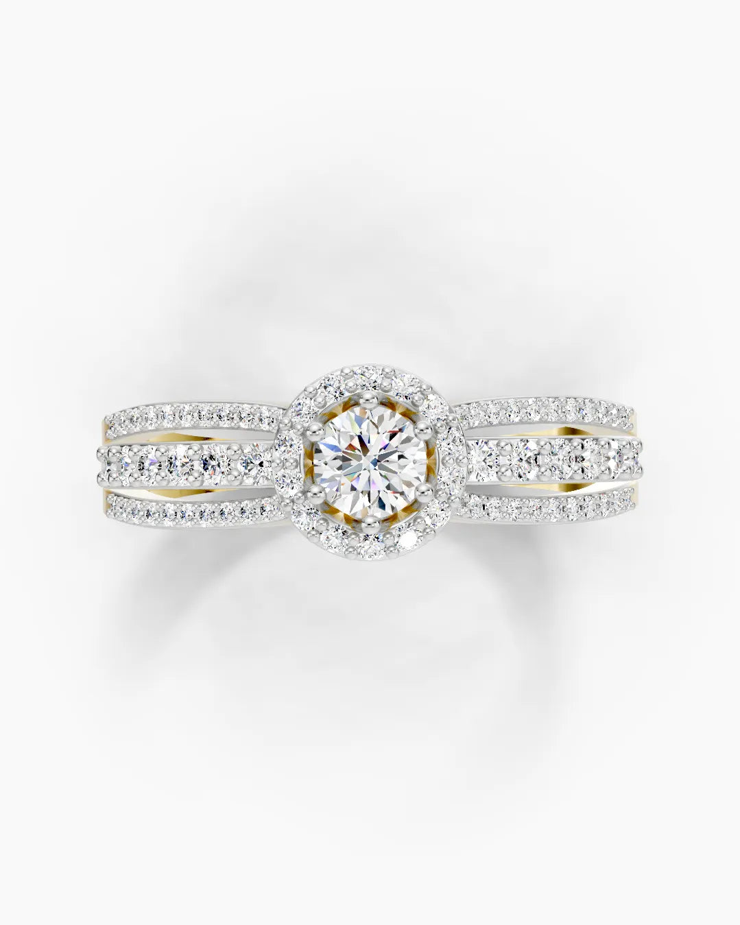 Moonlit Spiral Women Ring