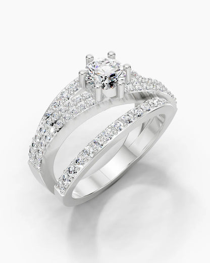 Triple Helix Women Ring