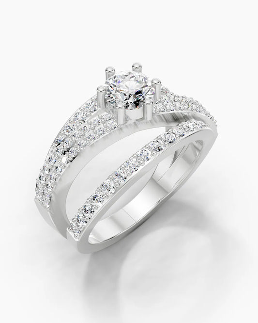 Triple Helix Women Ring