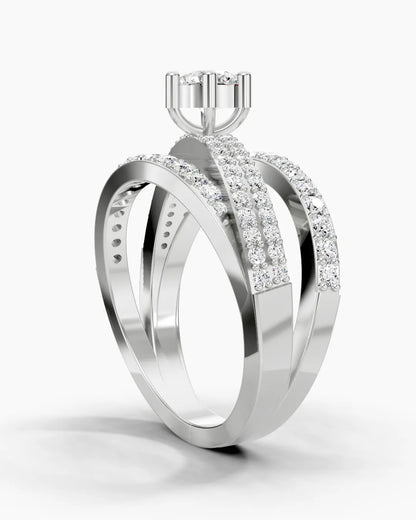 Triple Helix Women Ring