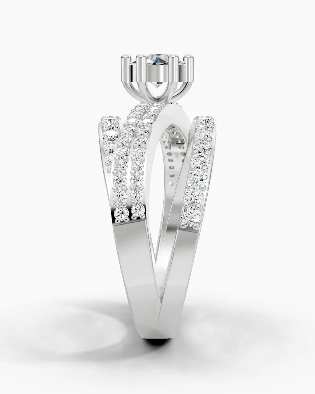 Triple Helix Women Ring