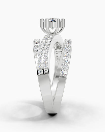 Triple Helix Women Ring