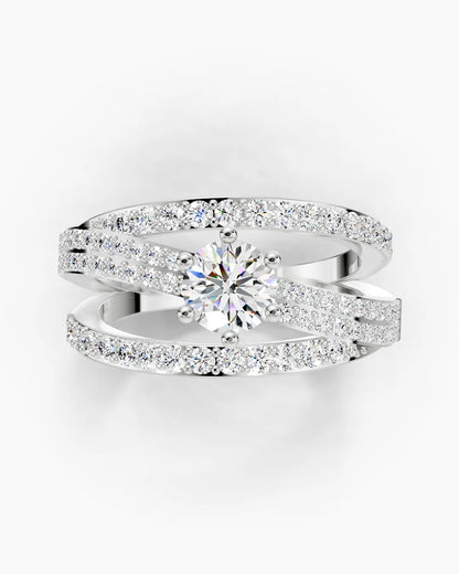 Triple Helix Women Ring