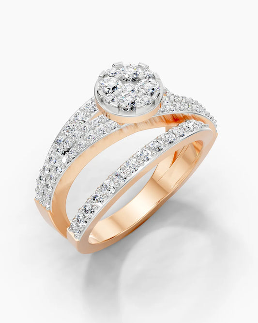Trinity Spiral Women Ring