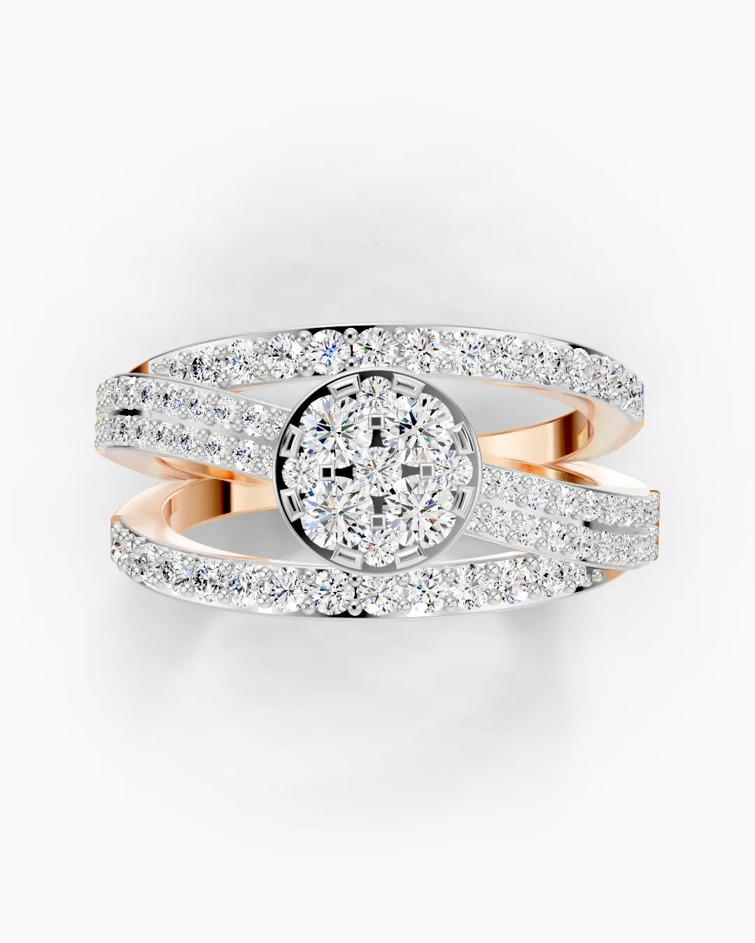 Trinity Spiral Women Ring