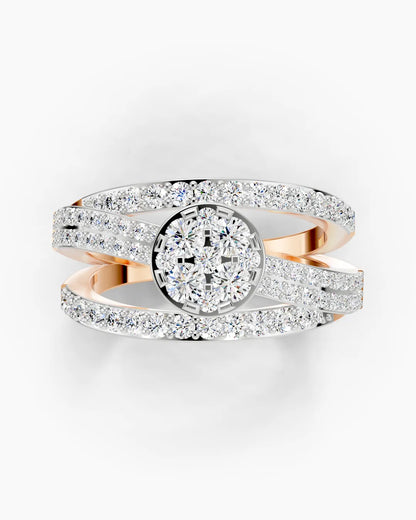 Trinity Spiral Women Ring