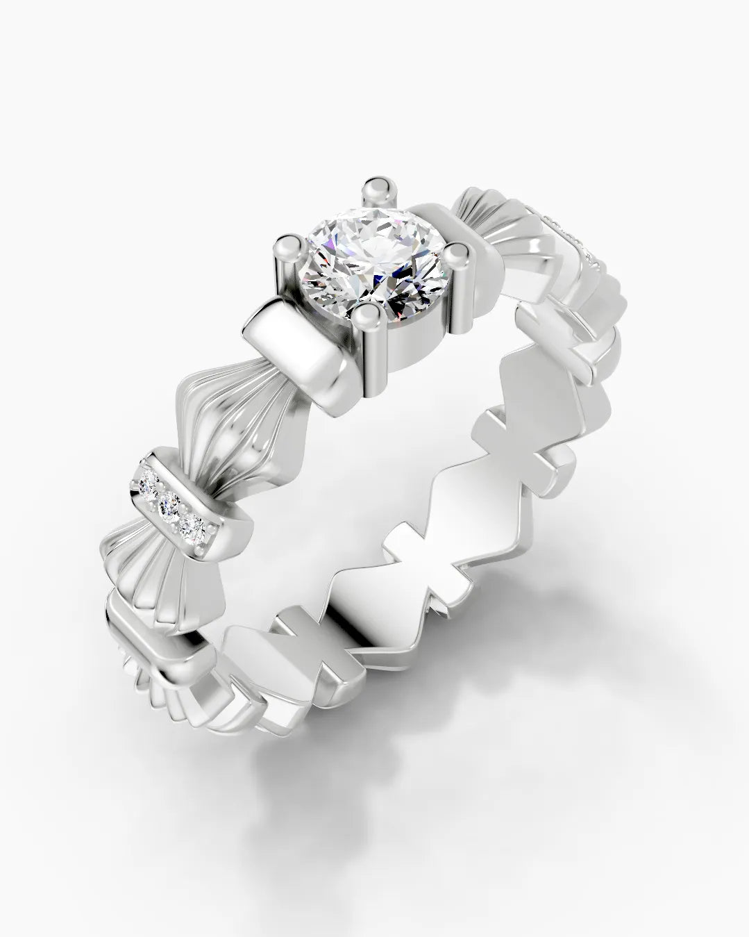 Golden Arc Men Ring