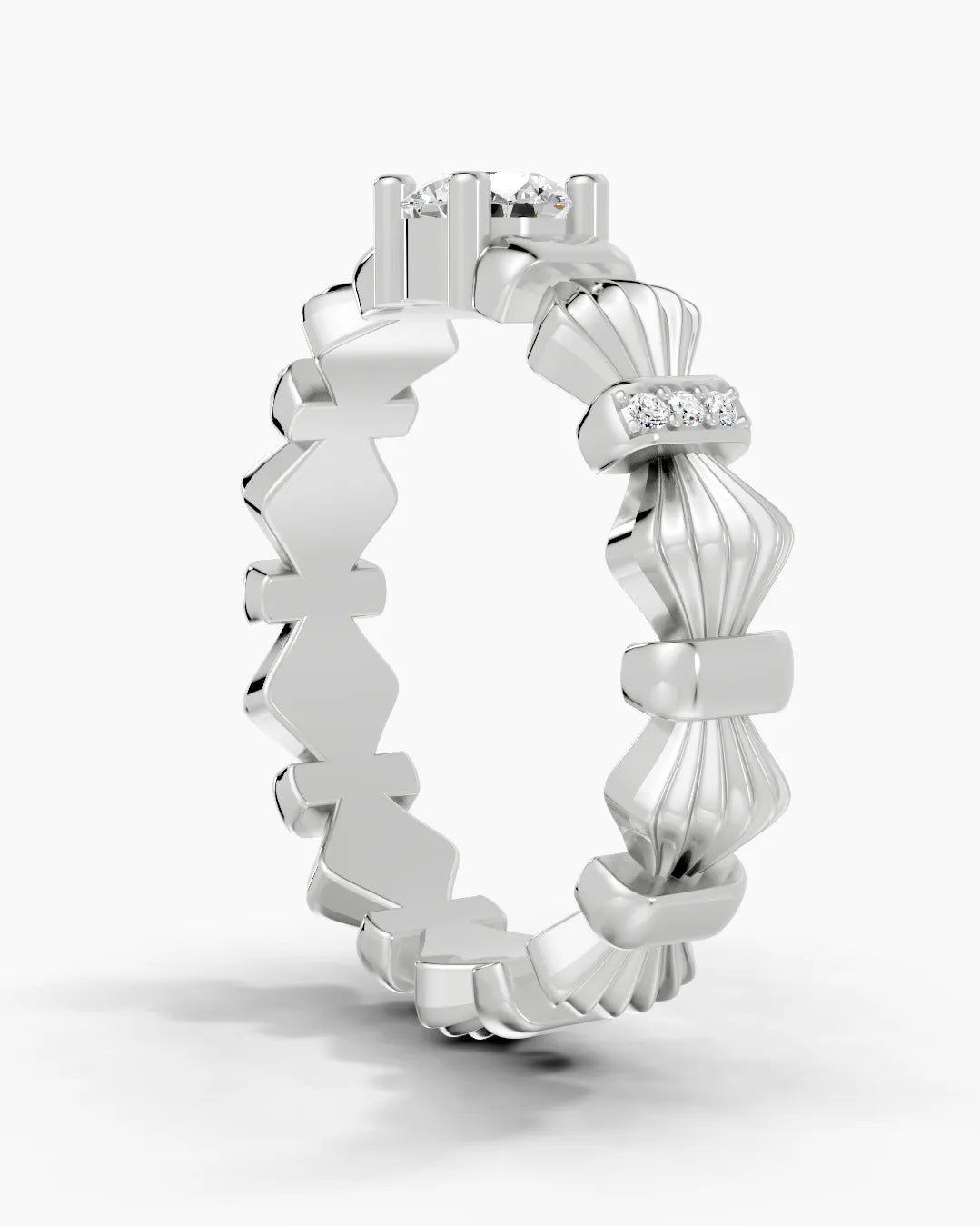 Golden Arc Men Ring