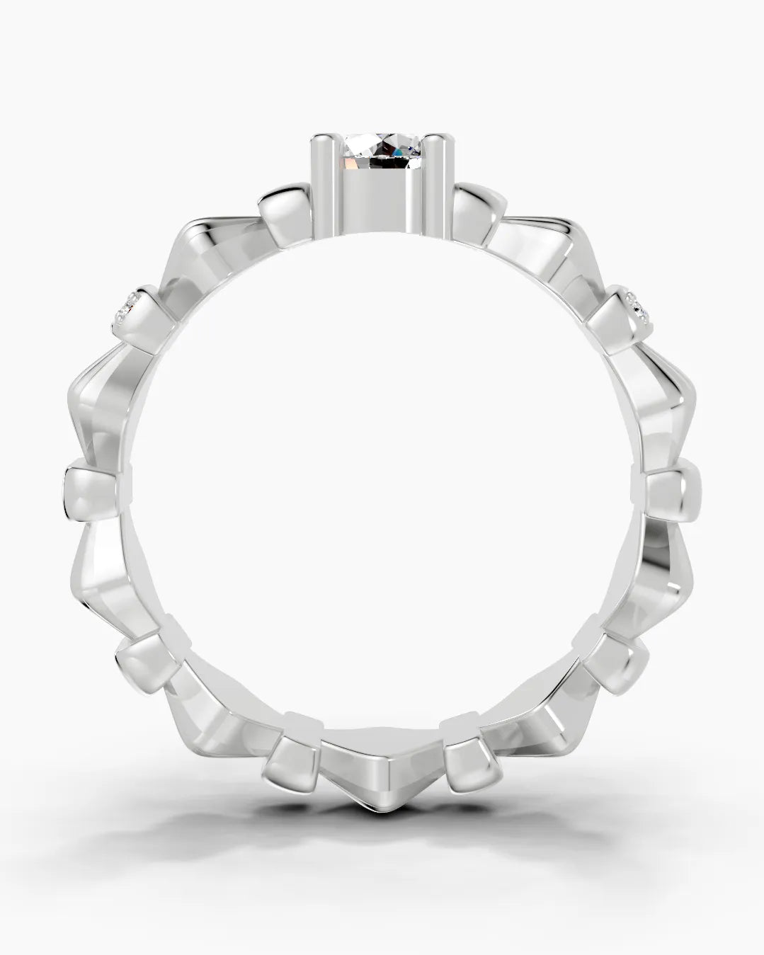 Golden Arc Men Ring