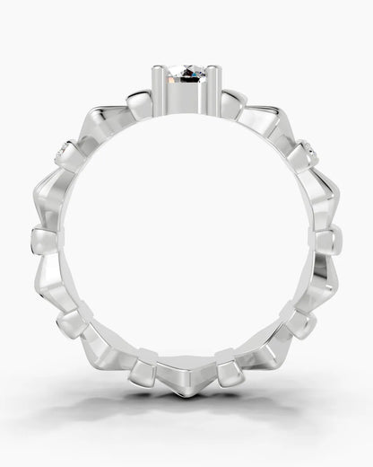 Golden Arc Men Ring