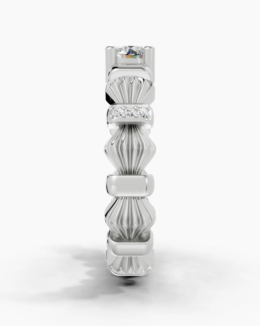 Golden Arc Men Ring