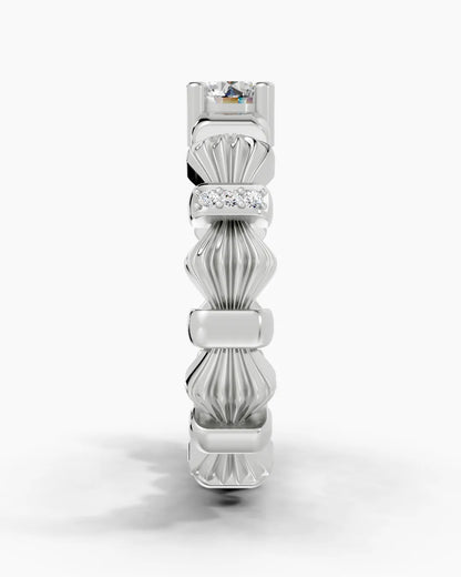 Golden Arc Men Ring