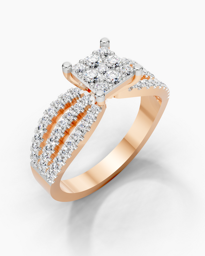 Veluna Beam Women Ring