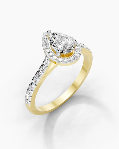 Nerella Pear Women Ring