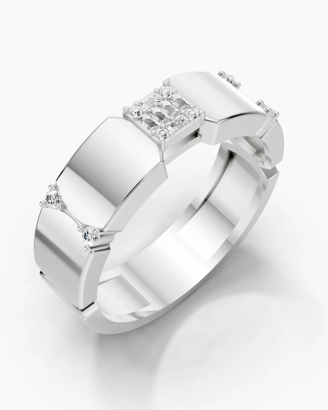 Shadow Crest Men Ring