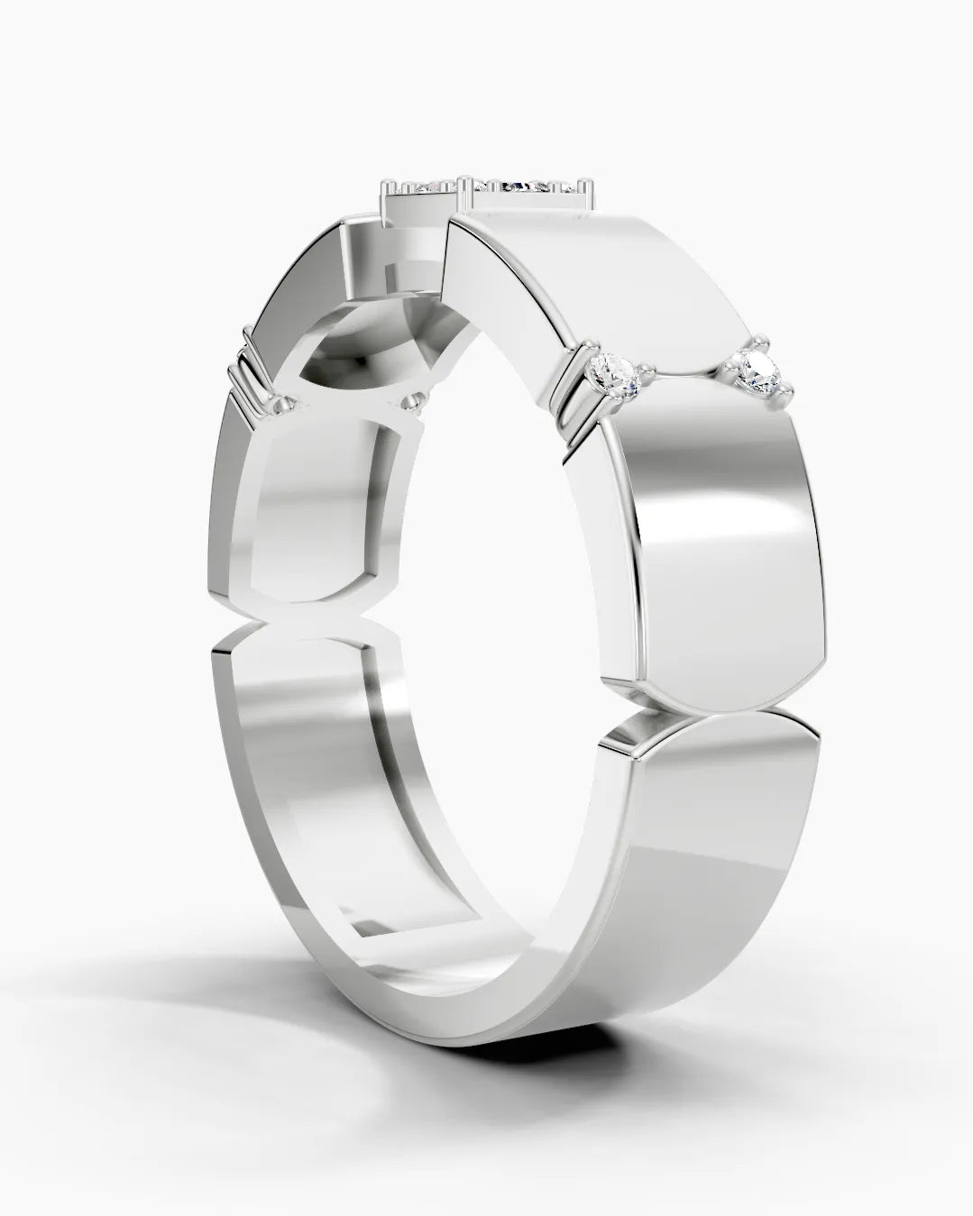 Shadow Crest Men Ring