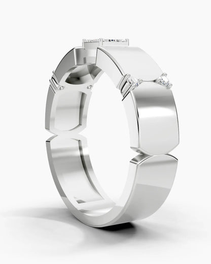 Shadow Crest Men Ring