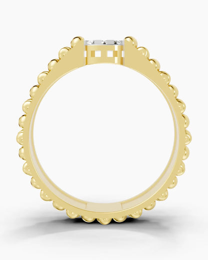 Cushion Edge Men Ring