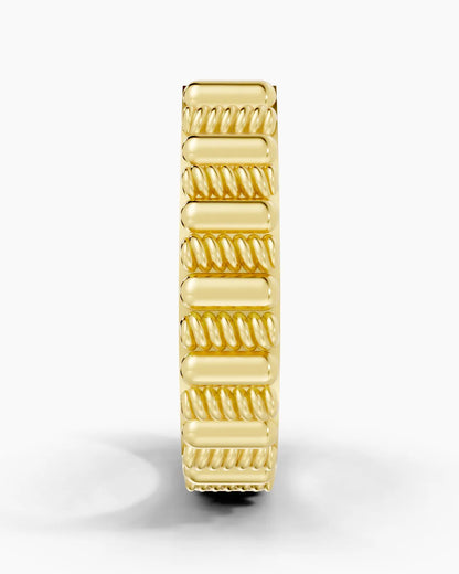Cushion Edge Men Ring