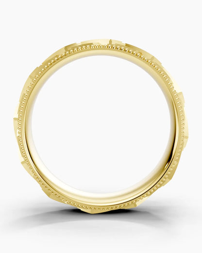 Crossline Men Ring