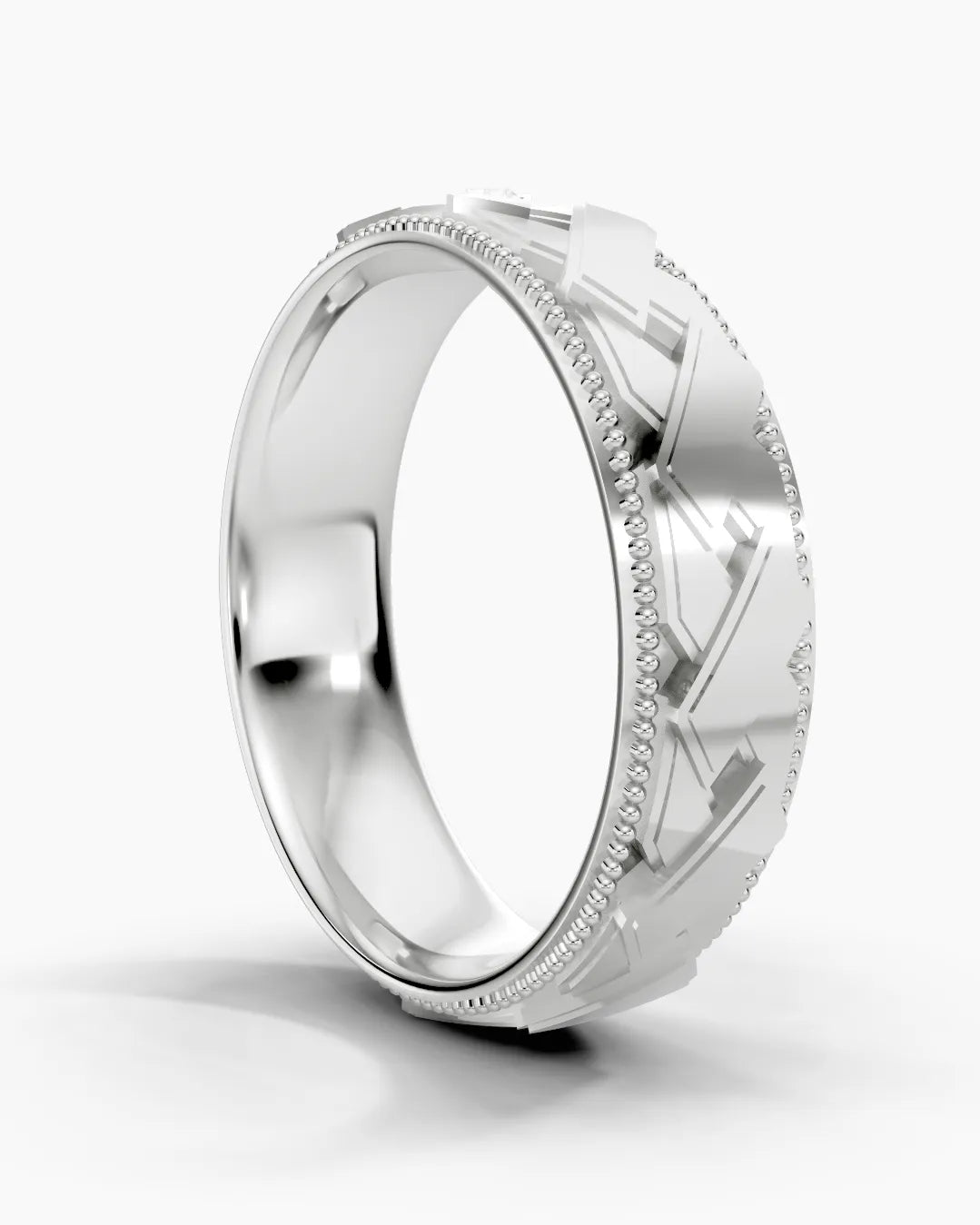 Baguette Trace Men Ring