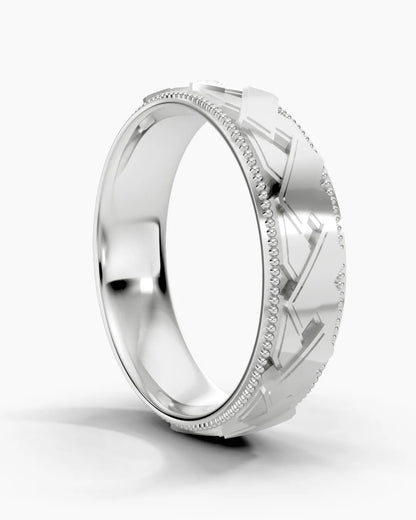 Baguette Trace Men Ring