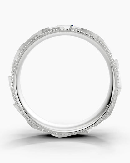 Baguette Trace Men Ring