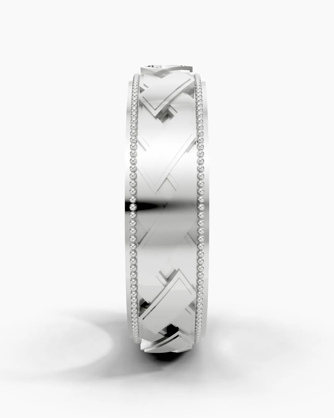 Baguette Trace Men Ring
