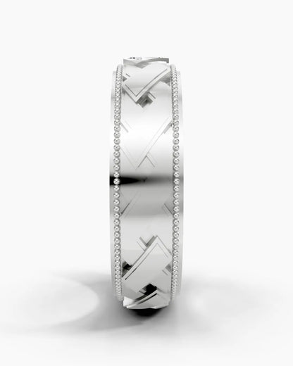 Baguette Trace Men Ring
