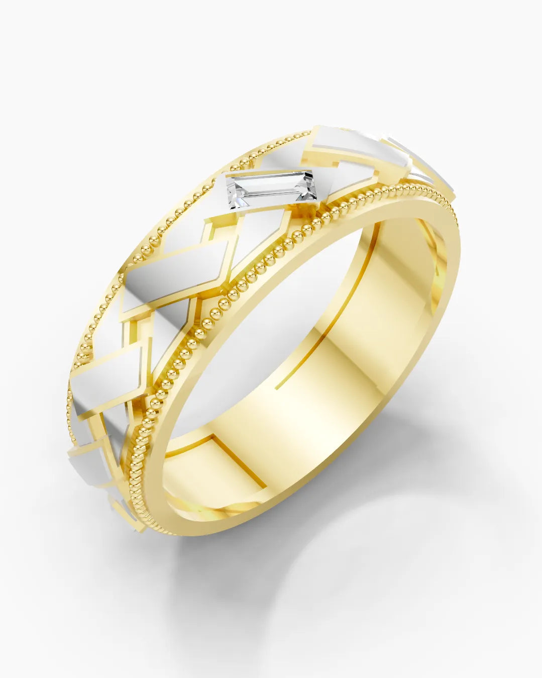 Titan Baguette Men Ring