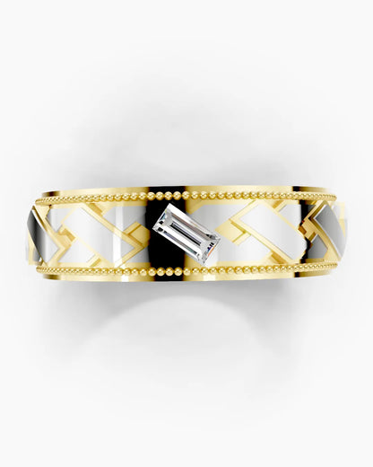 Titan Baguette Men Ring