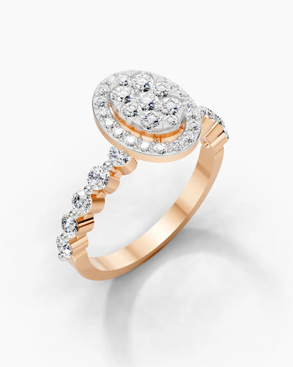 Evelyn Oval Women Ring