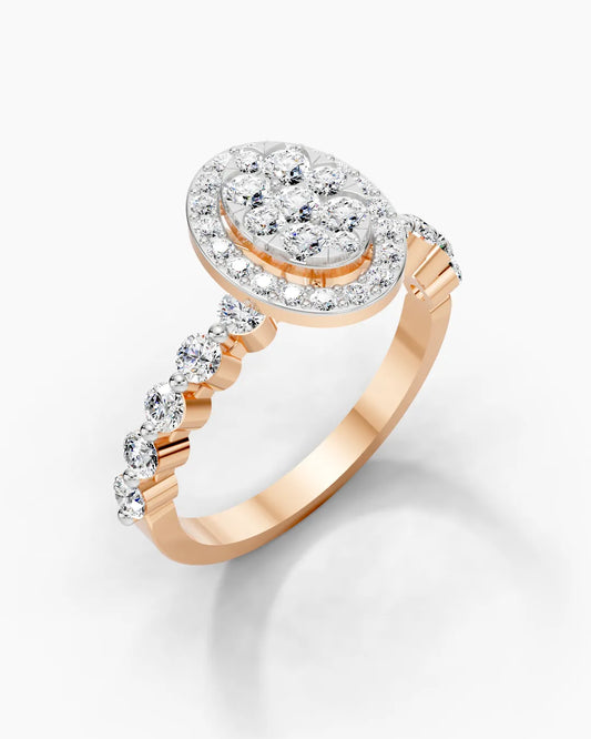 Evelyn Oval Women Ring