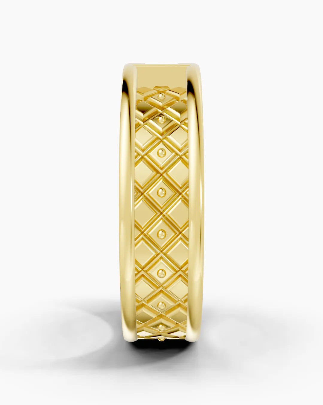 Golden Intersect Men Ring