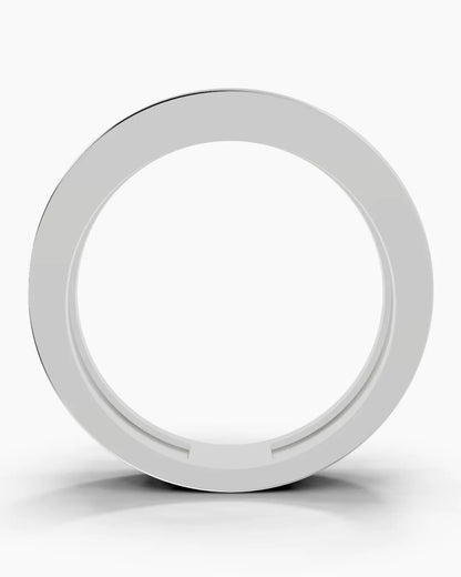 Crest Dual Princess Cut Men Ring